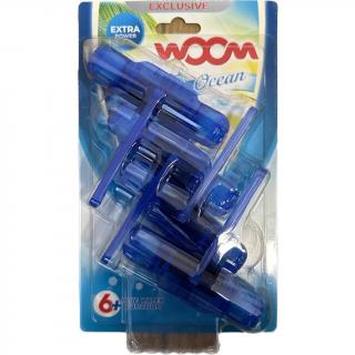 wOOm WC závěska 4x50g barvící - Ocean