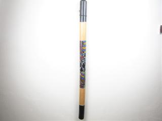 Didgeridoo z bambusu malované 119 cm (Přírodní dechový hudební nástroj)