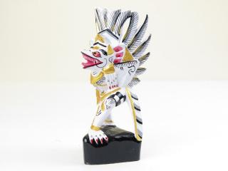 Garuda z Indonésie bílá 18 cm (Nádherná Garuda ze dřeva z Indonésie)