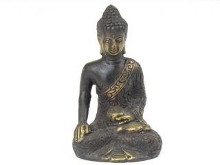 Kovový Buddha 10 cm z Indonésie (Nádherný Buddha bronze )