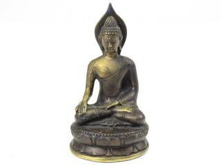 Kovový Buddha 13 cm z Indonésie (Nádherný Buddha bronze )