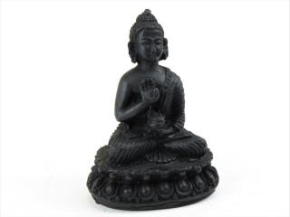 Socha Buddhy 10 cm z resinu (Buddha z Indie)