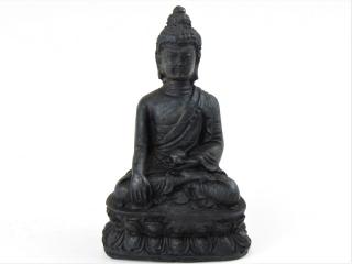 Socha Buddhy 13 cm z resinu (Buddha z Indie)