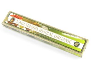 Vonné tyčinky nag champa herbal organic (Vonné tyčinky z Indie)