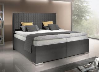 Americká boxspring postel RIALTO bez úložného prostoru, 160×200 cm Velikost postele: 160 × 200 cm