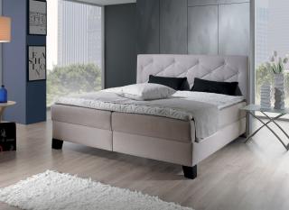 Boxspring postel DIVA s úložným prostorem, 180×200 cm, matrace a rošt v ceně Velikost postele: 180 × 200 cm