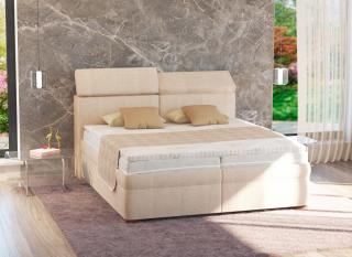 Boxspring postel YOGA s úložným prostorem, 160×200 cm Velikost postele: 160 × 200 cm