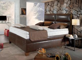 Designová boxspring postel LUIGI s úložným prostorem, 160×200 cm Velikost postele: 160 × 200 cm