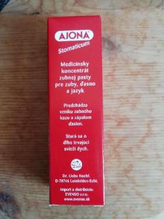 AJONA zubní pasta, koncentrát 25ml. ID1312LK