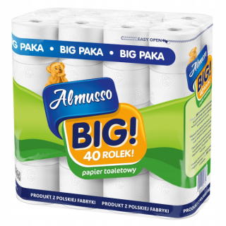 Almusso BIG! toaletní papír 3 vrstvý 40ks IDDRZ95abf210-2958-4230-bf8e-0f90bb2fdee7