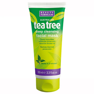 Beauty Formulas Tea Tree čisticí maska na obličej 100ml IDDRZe635dc93-8779-4429-a45e-4eb119da2ca7