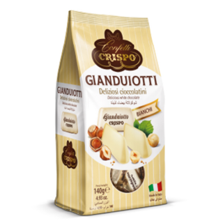 CRISPO Gianduioti pralinky s bílou čokoládou 140g IDDRZ410b5e62-8c18-4390-8fbf-b0d84a308da3