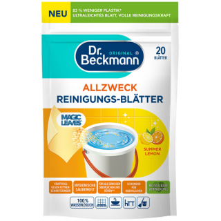 Dr.Beckmann Magic 100% rozpustné papírky pro přípravu univerzálního mycího roztoku Lemon 20ks IDDRZ67d78606-fddc-4d8d-95fa-f21af9a5ad24