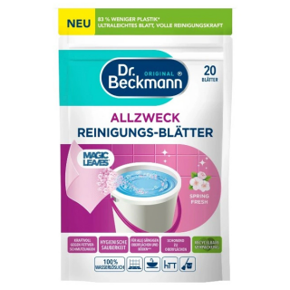 Dr.Beckmann Magic 100% rozpustné papírky pro přípravu univerzálního mycího roztoku Spring Fresh 20ks IDDRZ75ab646f-221a-4f37-8fe6-e2e854b351e6