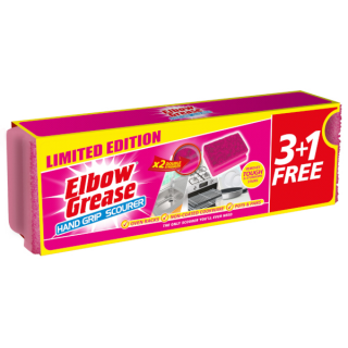 Elbow Grease Růžové houbičky na nádobí 4ks IDDRZ3ecd844b-de5b-40ab-bb2e-69c061ded21e