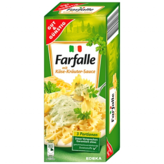 GG Farfalle se sýrovo-bylinkovou omáčkou 265 g IDDRZ730bc782-92ab-4907-b1b1-fd66a55914dc