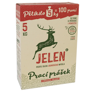 JELEN mýdlový prací prášek univerzál 5kg 100PD IDDRZ25ea7337-a9d6-4005-a0fb-89469b648cc5