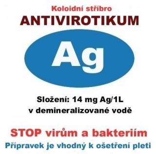 Koloidní stříbro - Antivirotikum - 100ml. ID887JA