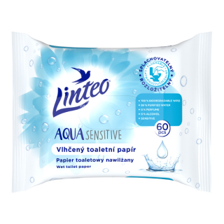 Linteo Aqua Sensitive vlhčený toaletní papír 60ks IDDRZ1e1a446b-7386-4731-ae95-d9e6a7a9b2a2