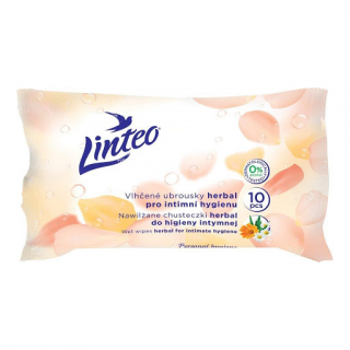 Linteo Herbal Vlhčené ubrousky pro intimní hygienu 10ks IDDRZd6ab8b19-aa56-4256-b2fc-78448ba51b00