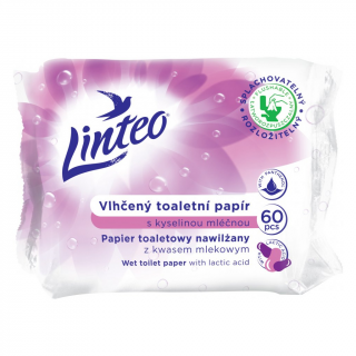 Linteo vlhčený toaletní papír Lactic Acid 60 ks IDDRZe5ec6f41-9557-42d1-9972-382bfdf9c8ca