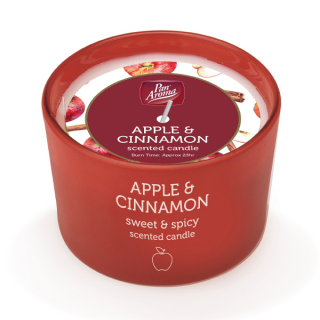 PanAroma vonná svíčka Apple  Cinnamon 85g IDDRZ891d565e-de90-4fba-a0b1-88b4c240f11a