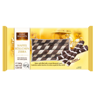 Pâttisserie Mathéo Biscuit Kakaové trubičky plněné smetanovým krémem - zebra 160 g IDDRZ5b2043a7-690f-4498-b4fe-be52d58ec369