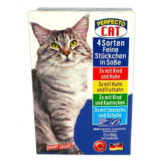 Perfecto Cat MIX multipack kapsiček pro kočky 12x100g IDDRZc98f7798-063a-4152-94fb-88f1cc16324b