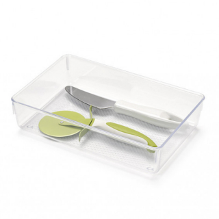 PlasticForte Kuchyňský organizér 4 23x15x5cm transparentní plast IDDRZ6307a165-3bfe-4803-9386-7b4cf3094516