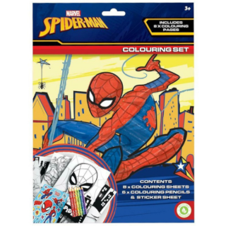 Spiderman sada omalovánek s pastelkami a nálepkami IDDRZ0a0d9209-24ed-4b24-9904-4fd1eb655b5c