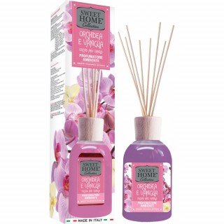 Sweet Home aroma difuzér s tyčinkami Orchidea e Vaniglia Orchidej a vanilka 250 ml IDDRZ850865f6-6c0c-4df4-8d58-4b6c6f23c3b1