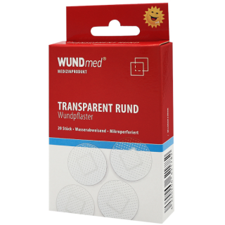 WUNDmed Kruhová náplast transparentní 20 ks IDDRZ42500bf9-572c-41f0-8475-3d70a3cb5292