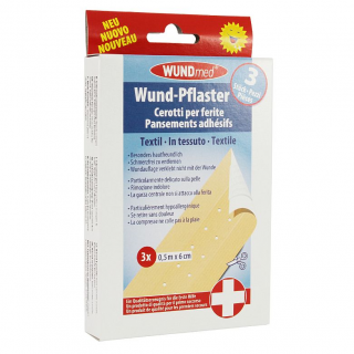 Wundmed Textilní náplast 0,5mx6cm 3ks IDDRZ8014ba8c-3dde-4d22-829b-4d33b899ca5e