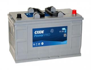 EXIDE PowerPro 12V 120Ah 870A, EF1202  česká distribuce, připravena k použití + výkup staré autobaterie při doručení nové