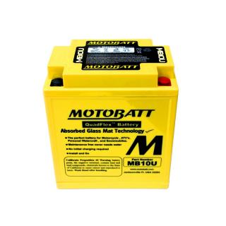 Motobaterie Motobatt MB10U 12V 14,5Ah 175A  česká distribuce, připravena k použití