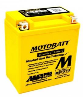 Motobaterie Motobatt MBTX7U 12V 8Ah 115A  česká distribuce, připravena k použití