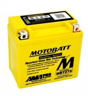 Motobaterie Motobatt MBTZ7S 12V 6,5Ah 100A  česká distribuce, připravena k použití