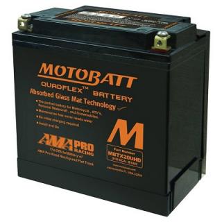 Motobatt motobaterie 21Ah 310A 12V MBTX20UHD (YTX20,YB16,12N16)  česká distribuce, připravena k použití