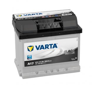 Varta Black Dynamic 12V 41Ah 360A, 541 400 036, A17  česká distribuce, připravena k použití + výkup staré autobaterie při doručení nové