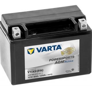 VARTA Powersports AGM 12V 8Ah 135A, 508 909 013