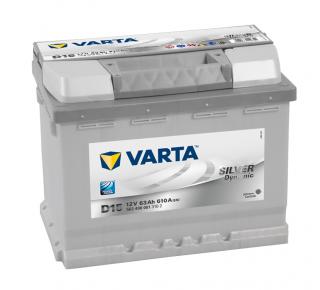 Varta Silver Dynamic 12V 63Ah 610A, 563 400 061, D15  česká distribuce, připravena k použití + výkup staré autobaterie při doručení nové