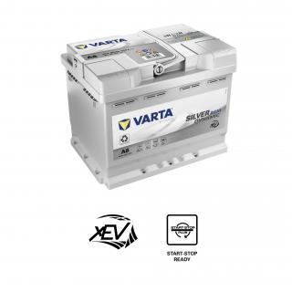 Varta Silver Dynamic AGM 12V 60Ah 680A, 560 901 068, A8 (D52)  česká distribuce, připravena k použití + výkup staré autobaterie při doručení nové