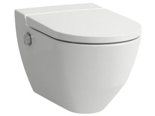 Laufen Cleanet Navia - Elektronický bidet s keramikou, Rimless, SoftClose, matná bílá H8206017570001