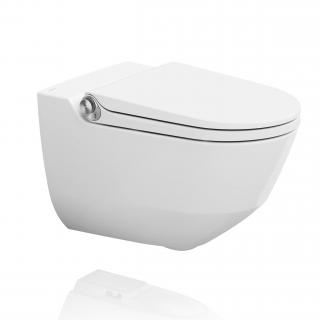 Laufen Cleanet Riva - Elektronický bidet s keramikou, Rimless, Bílá matná H8206917570001