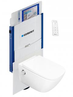 WATERGATE INTEGRA Comfort CUBE sprchovací toaleta, GEBERIT KOMBIFIX 110.300.00.5 předstěnový mod, WG-200C-SET-110.300.00.5