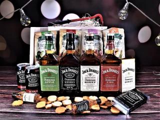 Dárková bedna Jack Daniels 4x Lahev AKCE