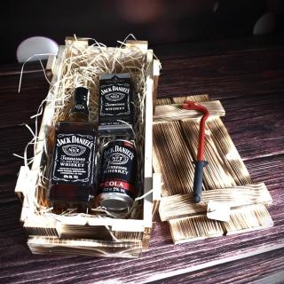 Dárková bedna s whiskey Jack Daniels - výběr lahve