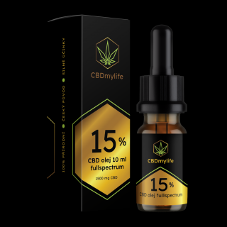 CBD olej - kapky CBDmylife 15% Full Spectrum