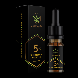 CBD olej - kapky CBDmylife 5% Full Spectrum