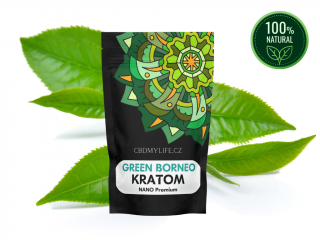 Kratom Green Borneo - NANO Premium Hmotnost: 20g